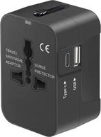Universele Wereldstekker Reisadapter met USB-C en USB Poort, Ophalen of Verzenden, Nieuw, Apparatuur