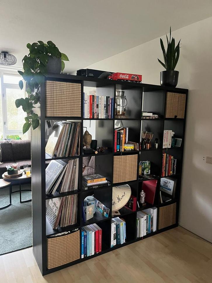 Ikea Kallax Kast - Redelijke Staat, Huis en Inrichting, Kasten | Boekenkasten, Gebruikt, 100 tot 150 cm, Minder dan 100 cm, 25 tot 50 cm