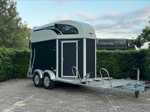 Nieuwstaat Atec 2 paards mentrailer, koetstrailer, Dieren en Toebehoren, Paarden en Pony's | Trailers en Aanhangwagens, Zo goed als nieuw