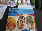 VINTAGE SIMPLEX PUZZELPLANK 1135, Ophalen of Verzenden, Gebruikt, Overige typen