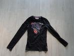 zwarte meisjeslongsleeve van Vingino, maat 152, Ophalen of Verzenden, Zo goed als nieuw, Meisje, Shirt of Longsleeve