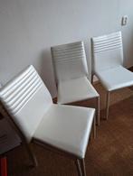 Beautiful white silver chairs, Huis en Inrichting, Stoelen, Ophalen of Verzenden, Zo goed als nieuw