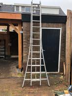 Aluminium uitschuifbare ladder, Ladder, Gebruikt, Opvouwbaar of Inschuifbaar, 4 meter of meer