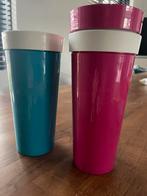 Mepal drinkbekers blauw en roze, Ophalen of Verzenden, Zo goed als nieuw, Blauw, Beker of Kan