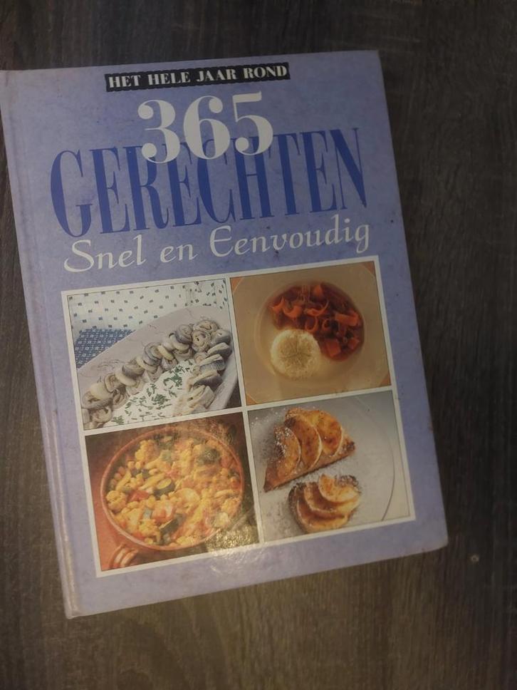 365 Gerechten - Snel en Eenvoudig Kookboek, Boeken, Kookboeken, Gelezen, Voorgerechten en Soepen, Hoofdgerechten, Tapas, Hapjes en Dim Sum