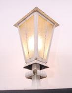 Jaren 50 lantaarn tuinverlichting, Tuin en Terras, Buitenverlichting, Ophalen, Gebruikt, Glas, Staande lamp