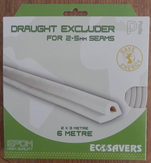 Ecosavers Tochtstrip P profiel 6 meter, Doe-het-zelf en Verbouw, Isolatie en Afdichting, Nieuw, Overige materialen, Minder dan 4 cm