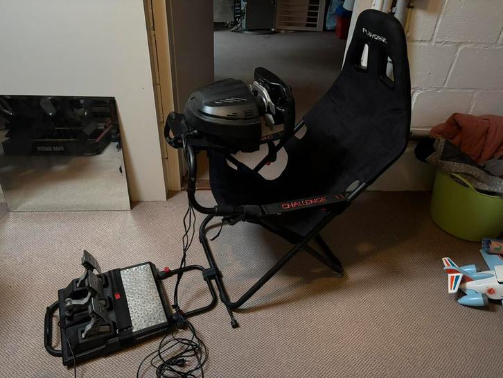 Playseat+Thrustmaster T300+Ferrari SF1000 wheel+T-LCM pedals, Spelcomputers en Games, Spelcomputers | Sony PlayStation Consoles | Accessoires