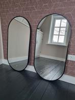 Twee badkamerspiegels ovaal, met verlichting en defogger., Ophalen, Gebruikt, 100 tot 150 cm, Ovaal