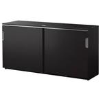 Ikea Galant Kast Zwartbruin met Schuifdeuren, Huis en Inrichting, Ophalen, Gebruikt, 150 tot 200 cm, Meerdere deuren