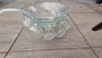 Fruitbowl glazen schaal met kopjes, Huis en Inrichting, Keuken | Servies, Ophalen, Glas, Overige stijlen, Schaal of Schalen
