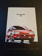 Brochure Citroën BX accessoires, Ophalen of Verzenden, Zo goed als nieuw, Citroën