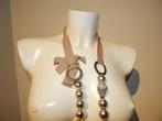 Natan prachtige ketting kalen strik in doos geleverd, Sieraden, Tassen en Uiterlijk, Verzenden, Gebruikt, Overige kleuren, Overige materialen