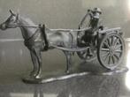 tinnen paard en wagen, Ophalen of Verzenden
