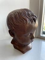 Sculptuur / buste van kind door Paridon, babyhoofd, Antiek en Kunst, Ophalen of Verzenden