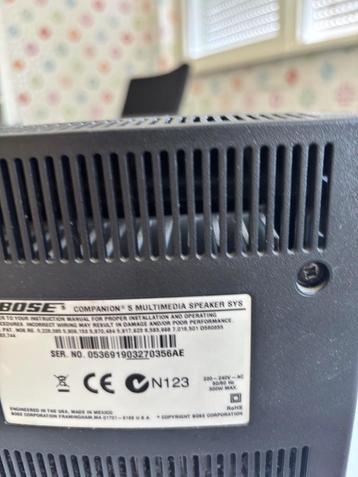 BOSE Companion 5 Multimedia speaker set beschikbaar voor biedingen
