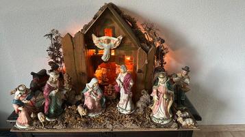 antieke kerstal beschikbaar voor biedingen