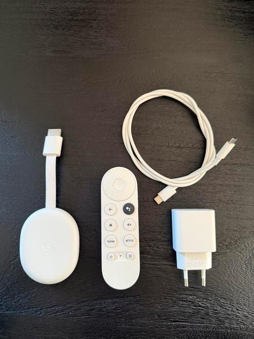 Google Chromecast HD met Google TV, Audio, Tv en Foto, Mediaspelers, Zo goed als nieuw, Zonder harde schijf, HDMI, Ophalen of Verzenden