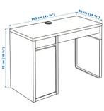 ikea Micke bureau 2 lades en kastje, Huis en Inrichting, Ophalen, Gebruikt, Bureau