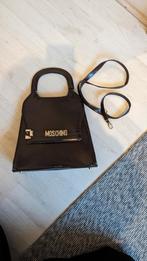 Leather Vintage Moschino bag, Sieraden, Tassen en Uiterlijk, Tassen | Damestassen, Handtas, Gebruikt, Ophalen of Verzenden, Bruin