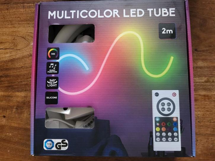 Flexibele multicolor LED tube, 2M lang, Huis en Inrichting, Lampen | Overige, Nieuw, Ophalen