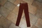 Lois high rise velvet bruin skinny jeans 24/32 KOOPJE, Overige kleuren, Nieuw, Ophalen of Verzenden, Lois