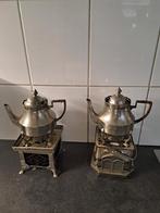 Antiek  theelichtje en theekanetje, Ophalen of Verzenden