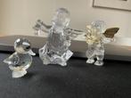 2 kristallen engeltjes swarofski, Verzamelen, Swarovski, Ophalen of Verzenden, Zo goed als nieuw, Figuurtje