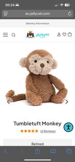 GEZOCHT! help! Jellycat tumbletuft monkey, Kinderen en Baby's, Speelgoed | Knuffels en Pluche, Ophalen of Verzenden, Overige typen