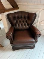 Chesterfield fauteuil., Huis en Inrichting, Fauteuils, Ophalen of Verzenden, Zo goed als nieuw