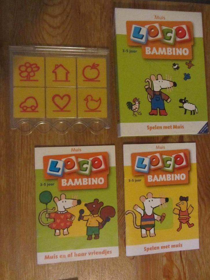 Bambino loco Muis met twee boekjes, Kinderen en Baby's, Speelgoed | Educatief en Creatief, Zo goed als nieuw, Ophalen of Verzenden