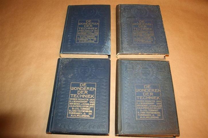 De Wonderen der Techniek. 4 Delen., Boeken, Techniek, Gelezen, Bouwkunde, Ophalen of Verzenden