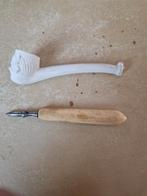 Antieke pijp en pen, Antiek en Kunst, Ophalen of Verzenden