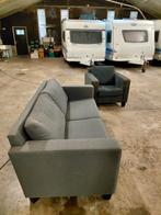 Loungebank Grijs, Ophalen, Tweepersoons, 75 tot 100 cm, Zo goed als nieuw