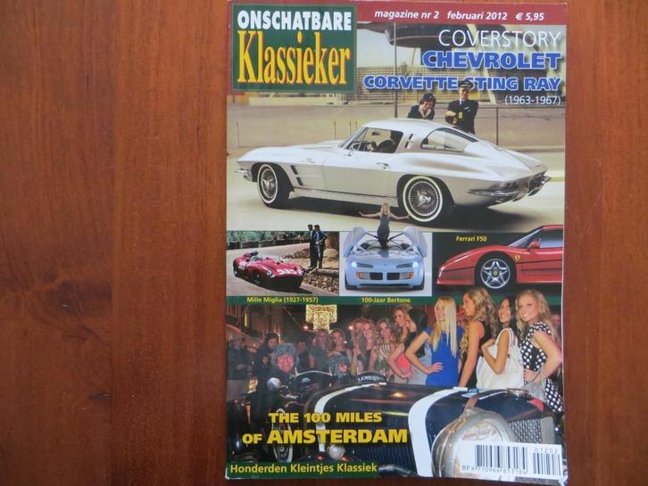 Onschatbare Klassieker 2 2012 Chevrolet Corvette Sting Ray, Boeken, Auto's | Folders en Tijdschriften, Zo goed als nieuw, Chevrolet