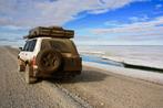 Toyota Land Cruiser 4.2 TDI GXL RHD Overlander (bj 2004), Auto's, Stof, Gebruikt, 4164 cc, Wit