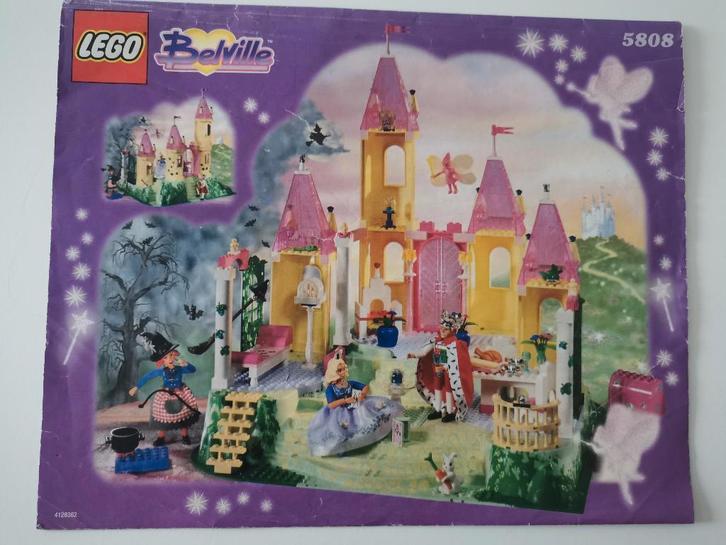 Lego Belville 5808 The enchanted palace, Kinderen en Baby's, Speelgoed | Duplo en Lego, Gebruikt, Lego, Complete set, Ophalen of Verzenden