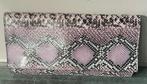 Leatherrock. Leren croco clutch., Ophalen of Verzenden, Nieuw, Paars, Avondtasje