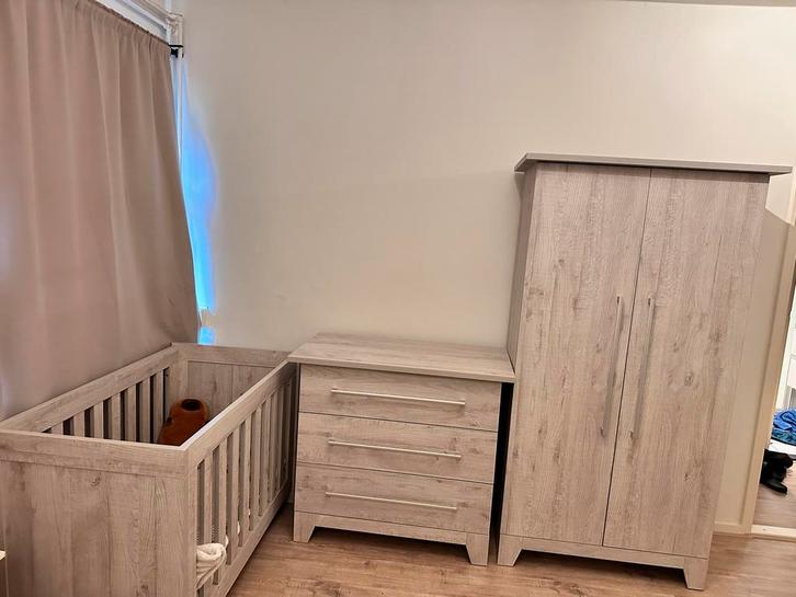 Complete Babykamer London - Nieuwstaat!, Kinderen en Baby's, Kinderkamer | Complete kinderkamers, Zo goed als nieuw, Jongetje of Meisje