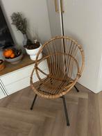 Vintage Rohe Noordwolde rotan stoel, Huis en Inrichting, Stoelen, Ophalen, Bruin, Riet of Rotan, Zo goed als nieuw
