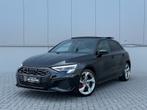 Audi A3 Sportback 45 TFSI e S-Line Pano B&O 245PK, Gebruikt, Zwart, 4 cilinders, Leder en Stof