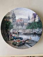 Sier wandbord van A'-dam Bloemengracht met certificaat, Antiek en Kunst, Ophalen of Verzenden
