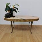 Vintage Hollywood Regency salontafel koffietafel marmer blad, Valkenswaard, Gebruikt, Info@flashbackfurniture.nl, Flashback Furniture