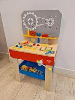 Houten werkbank met gereedschap Tooky workers., Kinderen en Baby's, Speelgoed | Speeltafels, Ophalen of Verzenden