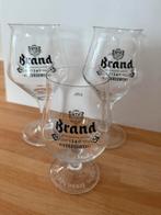 drie Brand bierglazen. Tulpvormige glazen. Speciaalbier, Verzamelen, Ophalen of Verzenden, Zo goed als nieuw, Glas of Glazen, Brand