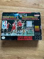 Tecmo NBA Basketball SNES NTSC-U, Gebruikt, 1 speler, Ophalen of Verzenden, Vanaf 3 jaar
