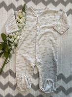 ZGAN, fijn witkatoenen pakje met beige wolkjes, maatje 68, Ophalen of Verzenden, Zo goed als nieuw, Jongetje, Pakje