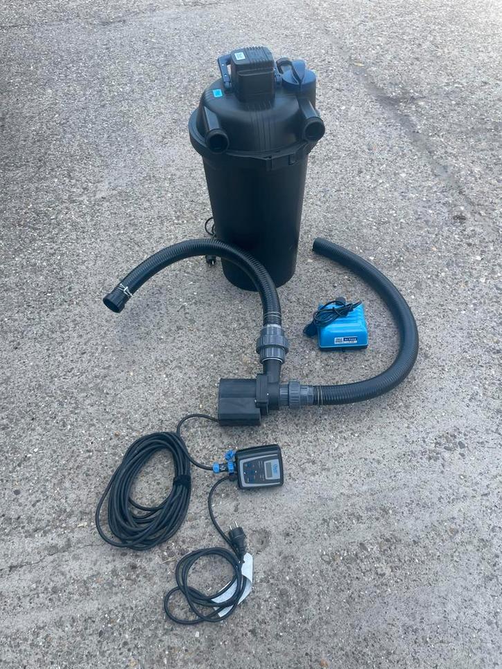 Oase Filtoclear 20000 + Aquamax 18000C Eco Complete set, Tuin en Terras, Vijver-toebehoren, Zo goed als nieuw, Vijverpomp, Ophalen