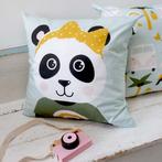 Kinderkussen Kussen Kinderkamer Cool Girl Panda ANNIdesign, Nieuw, Ophalen of Verzenden, Kleed of Kussen