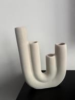 Vaas - Modern Design, Ophalen, Wit, Aardewerk of Porselein, Zo goed als nieuw